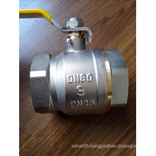 3-4 Inch Brass Control Ball Valve with Iron Handle (YD-1021-2)
